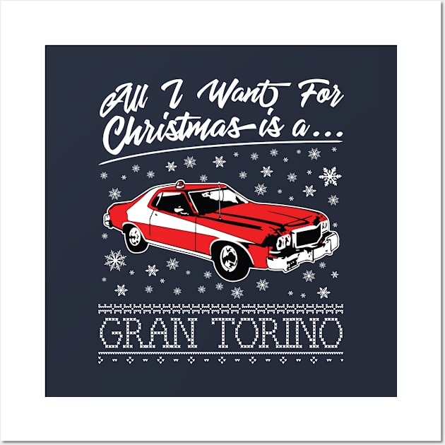 All I want For Christmas Is A Gran Torino Wall Art by Rebus28